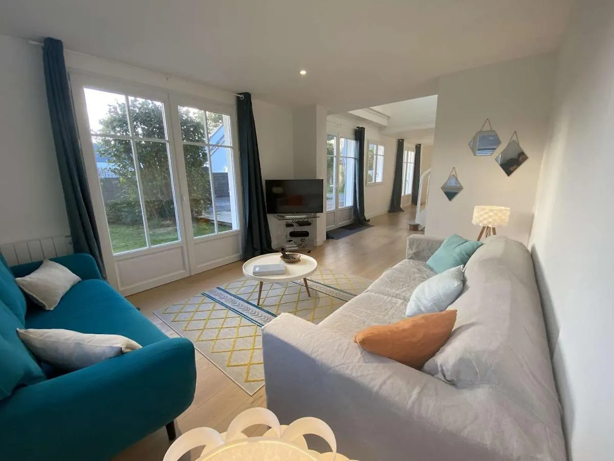 Tatil Evi Grande Maison Renovee 3* A Benodet, Jardin Clos, Salle De Jeux, Parking, Wifi, Terrasse, 4 Chambres - Fr-1-481-112